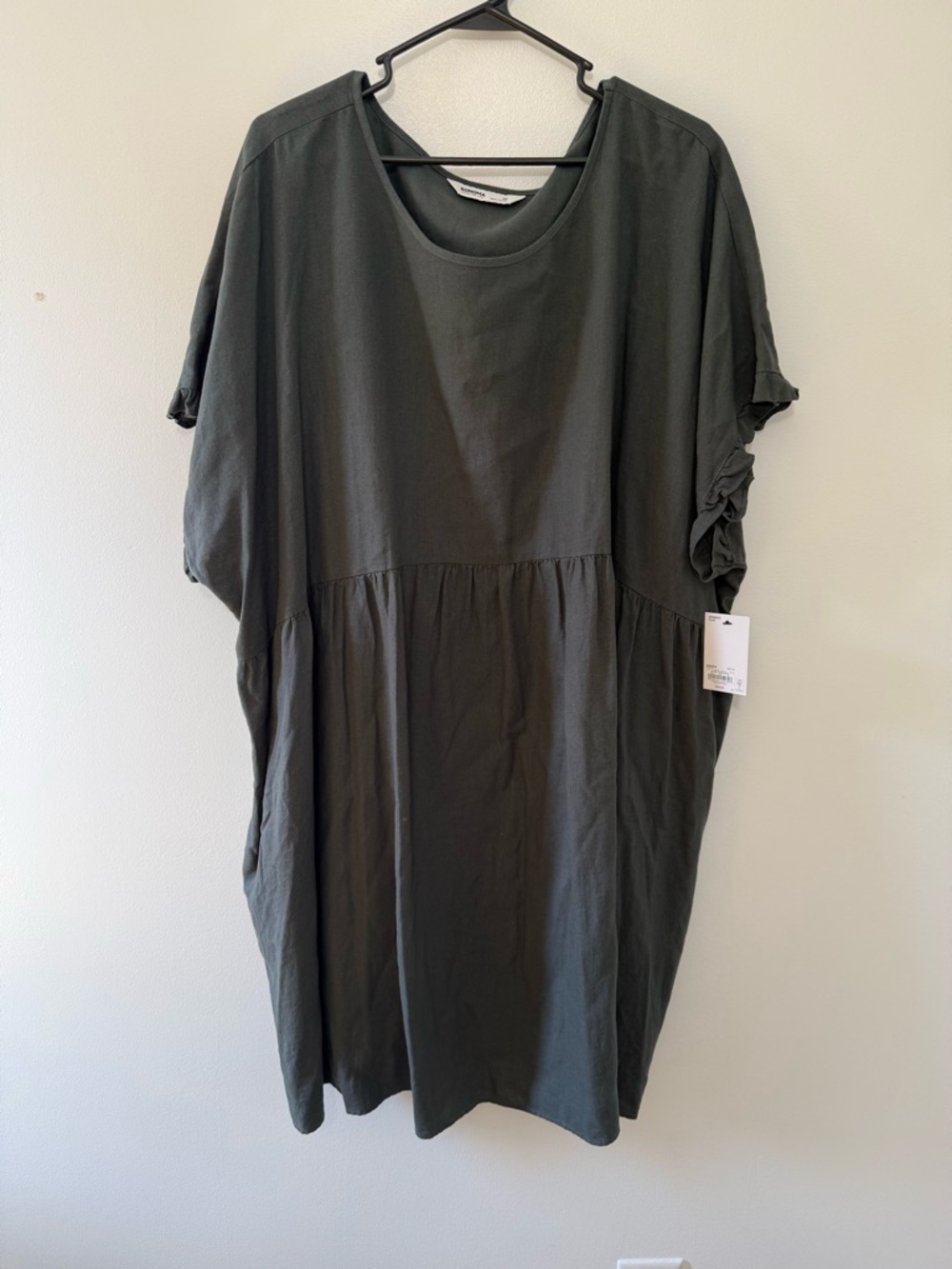 Sonoma Relaxed Knit Dress in Charcoal Gray